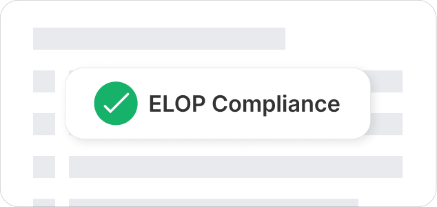 Seamless ELOP Compliance