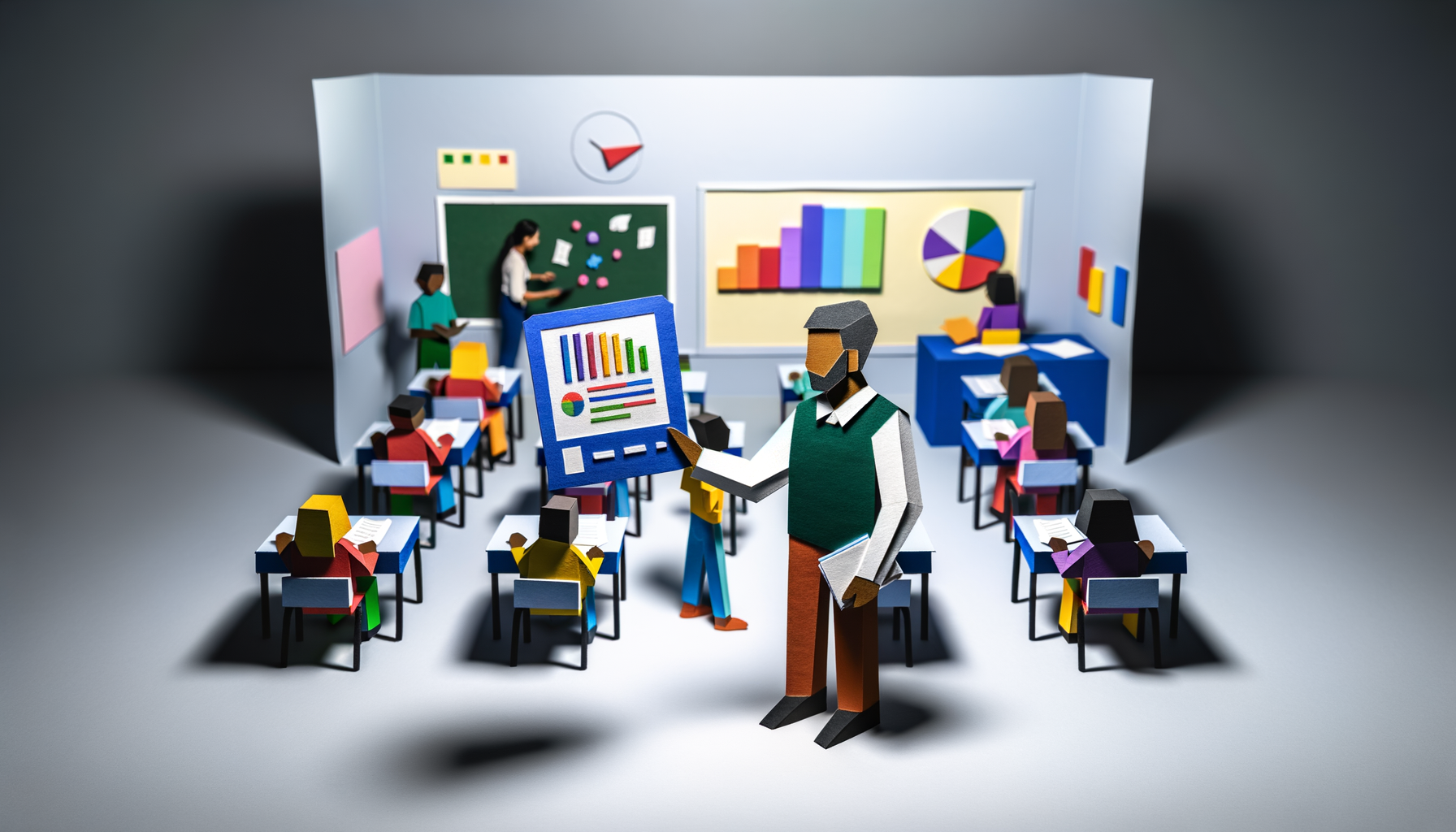 California educators reviewing afterschool program data reports for compliance