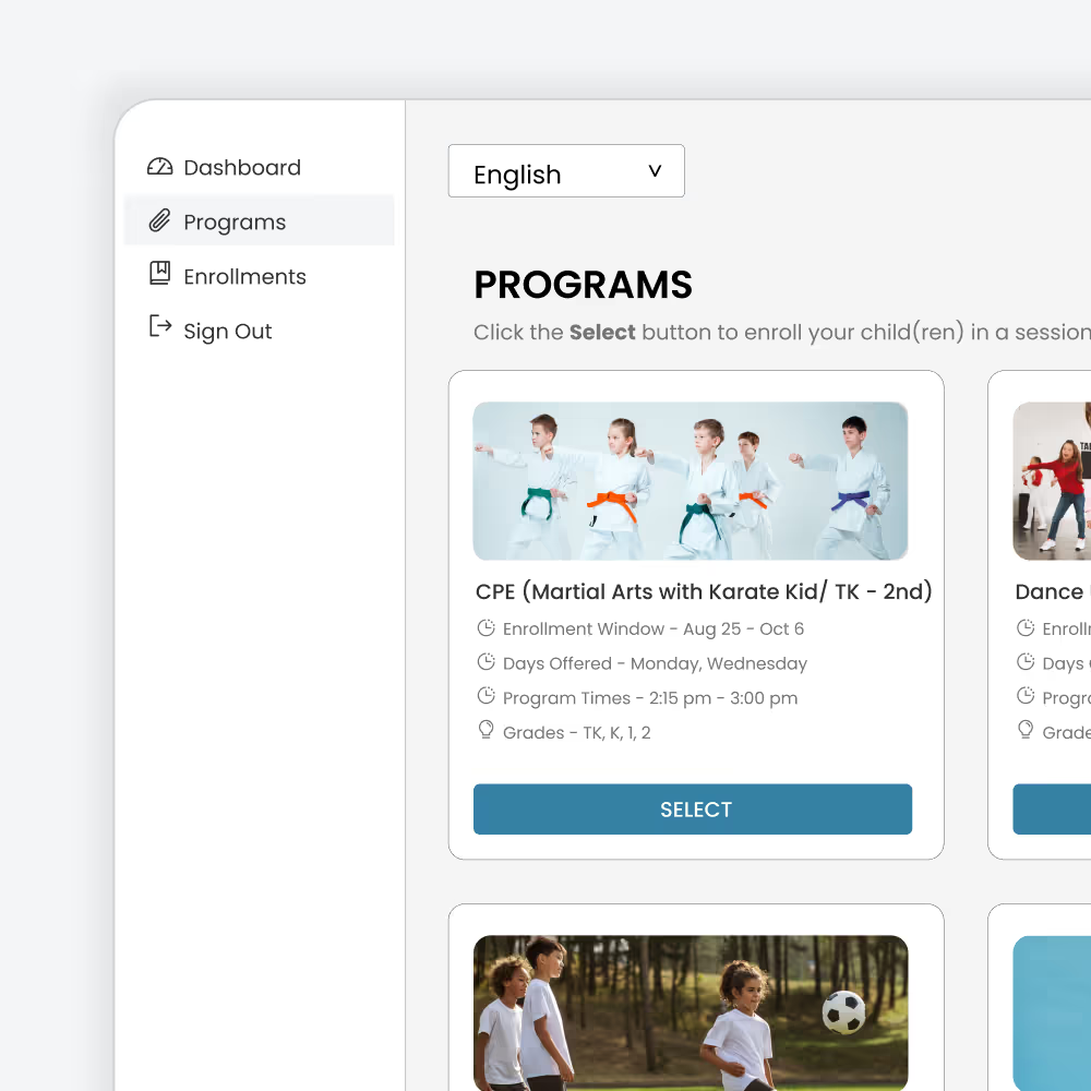 Streamlined Registration Management