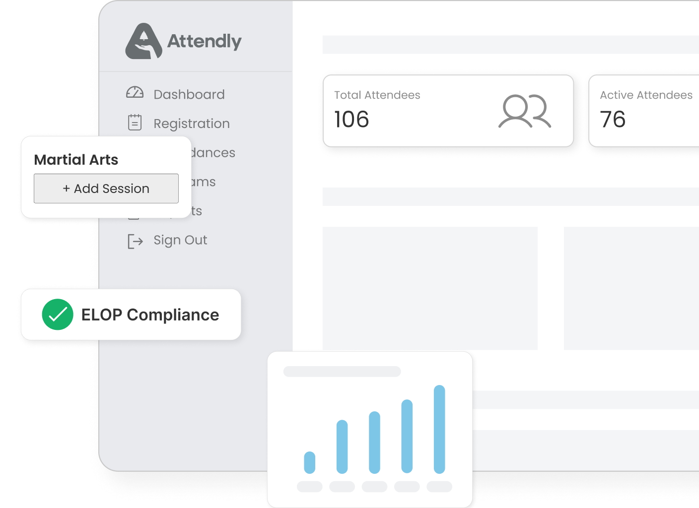Attendly platform dashboard