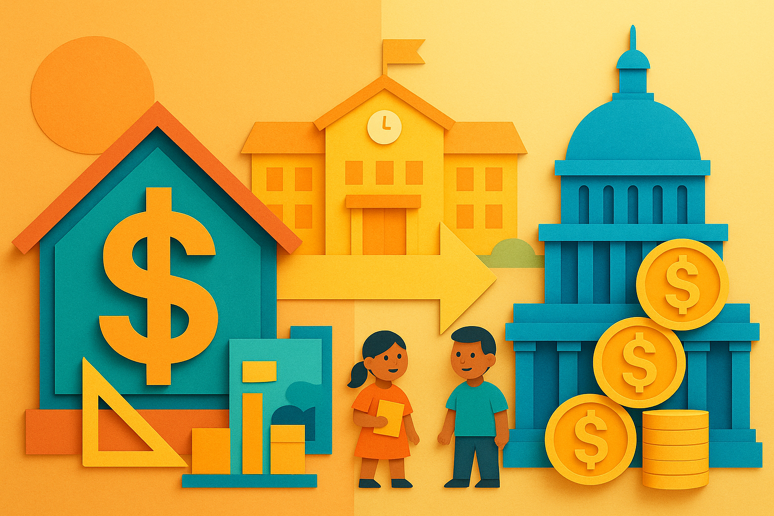 California school funding history timeline highlighting the shift to LCFF