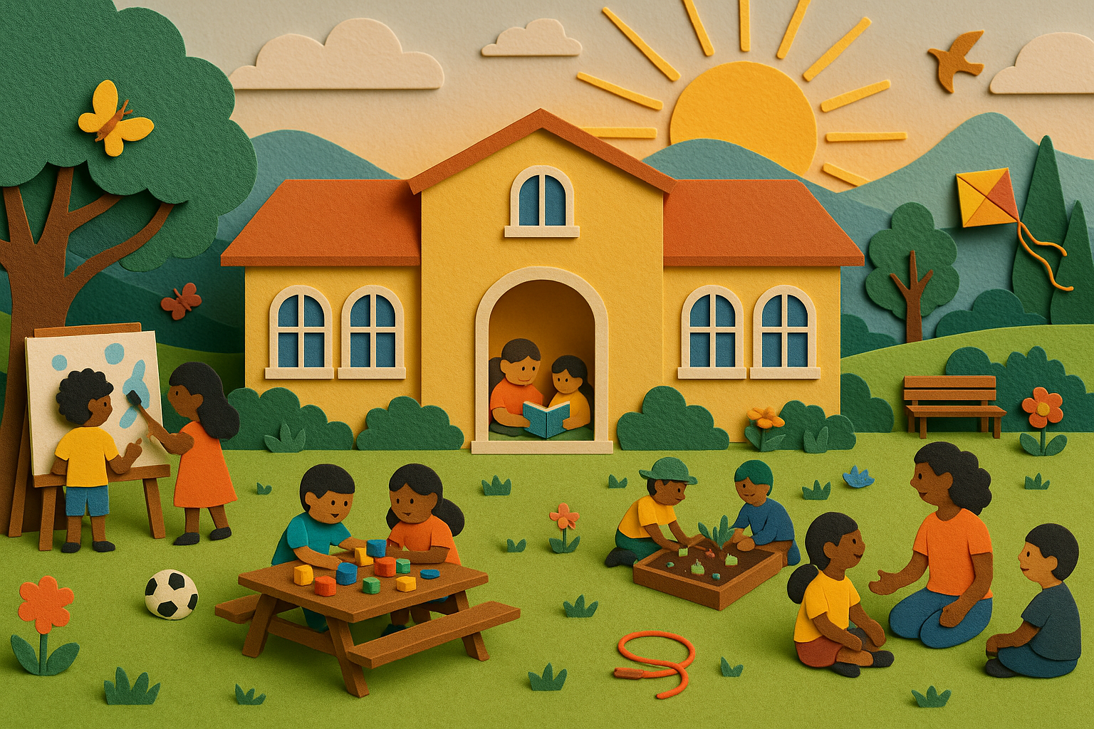California elementary students participating in after-school enrichment activities