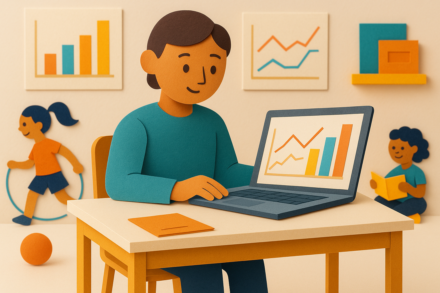 Educators analyzing student attendance data to enhance after-school program engagement